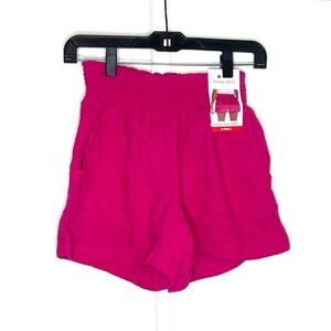 NWT Three Dots Cotton Hot Pink Shorts - XS